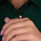 Round Brilliant Cut Moissanite Ring