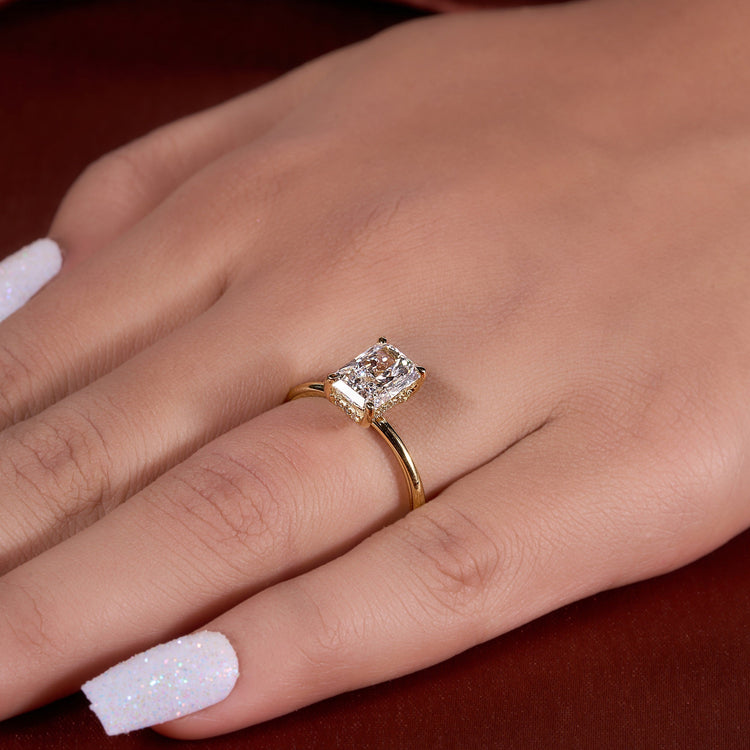 Elongated Radiant Cut Ring