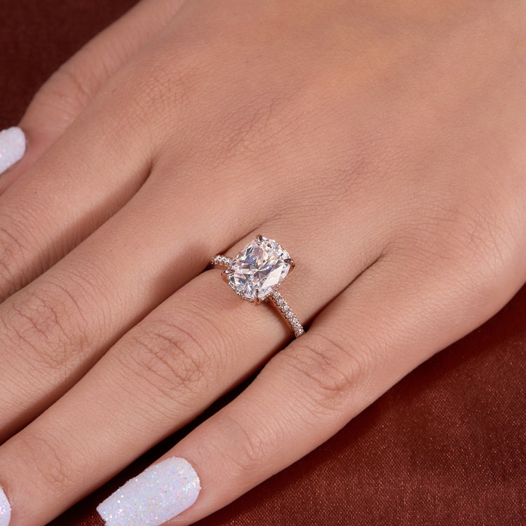 3.35 Ct Cushion Cut Ring